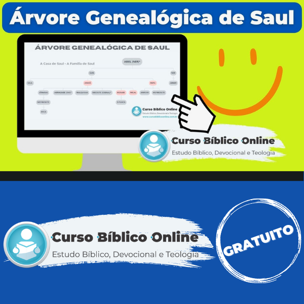 Árvore Genealógica de Saul - A Casa de Saul - A Família de Saul - Curso Bíblico Online - Felipe Morais